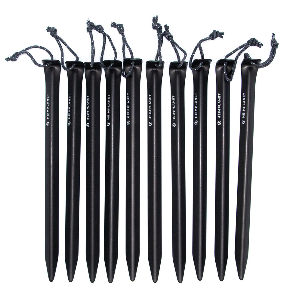 Aluminium XL-Heringe in V-Form (Set mit 10 Stck.)