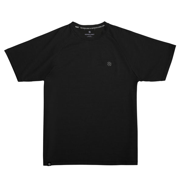 COOLEVER Raglan Shirt, reflective Logo Ball, black