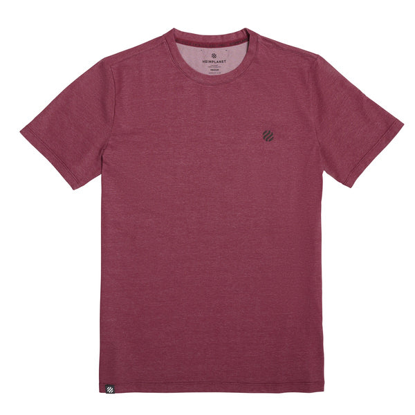 COOLEVER T-Shirt reflective logo ball, aubergine