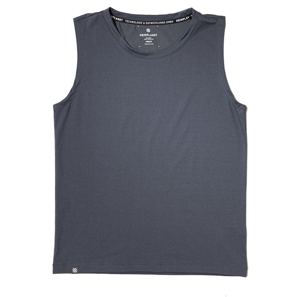 COOLEVER Tank Top basic, dark grey