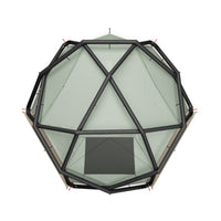 Inflatable Diamond Grid (IDG)/
Bei Cloudbreak Shelter bestehend aus 6 Luftkammern mit 12 Kreuzungspunkten.