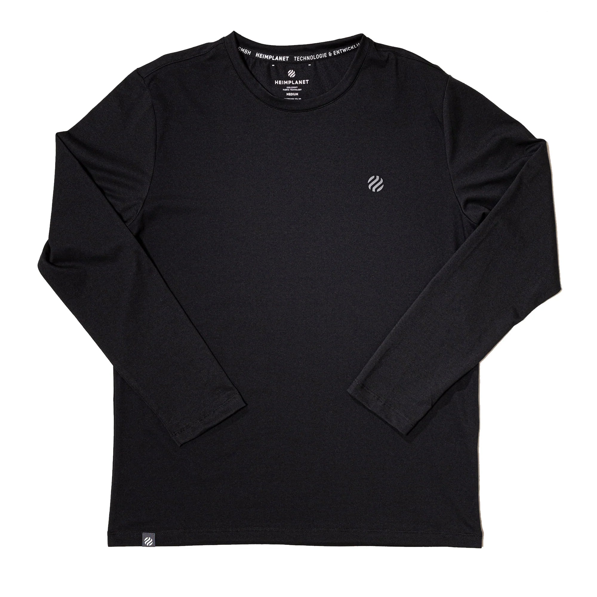 COOLEVER Longsleeve reflective Logo Ball, schwarz