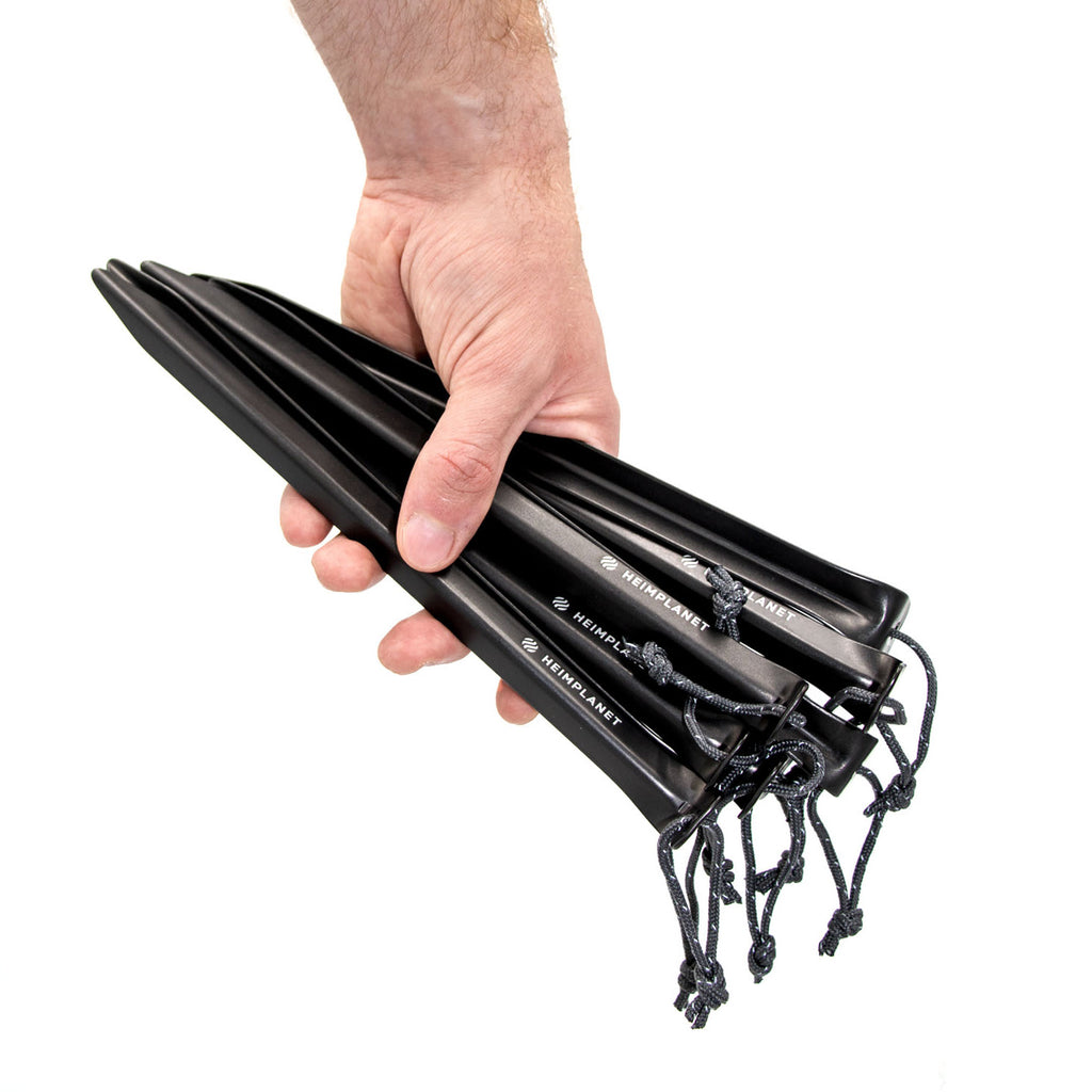 Aluminium XL-Heringe in V-Form (Set mit 10 Stck.)