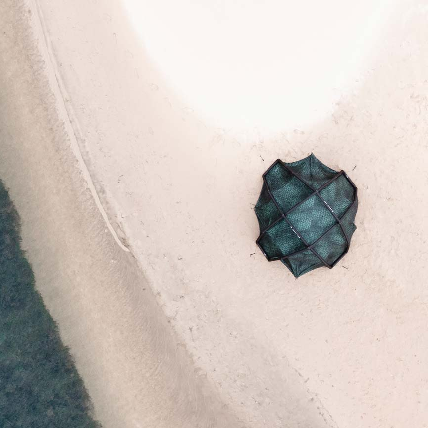 Inflatable Diamond Grid (IDG)/
Bei Backdoor bestehend aus vier sich kreuzenden Luftkammern.