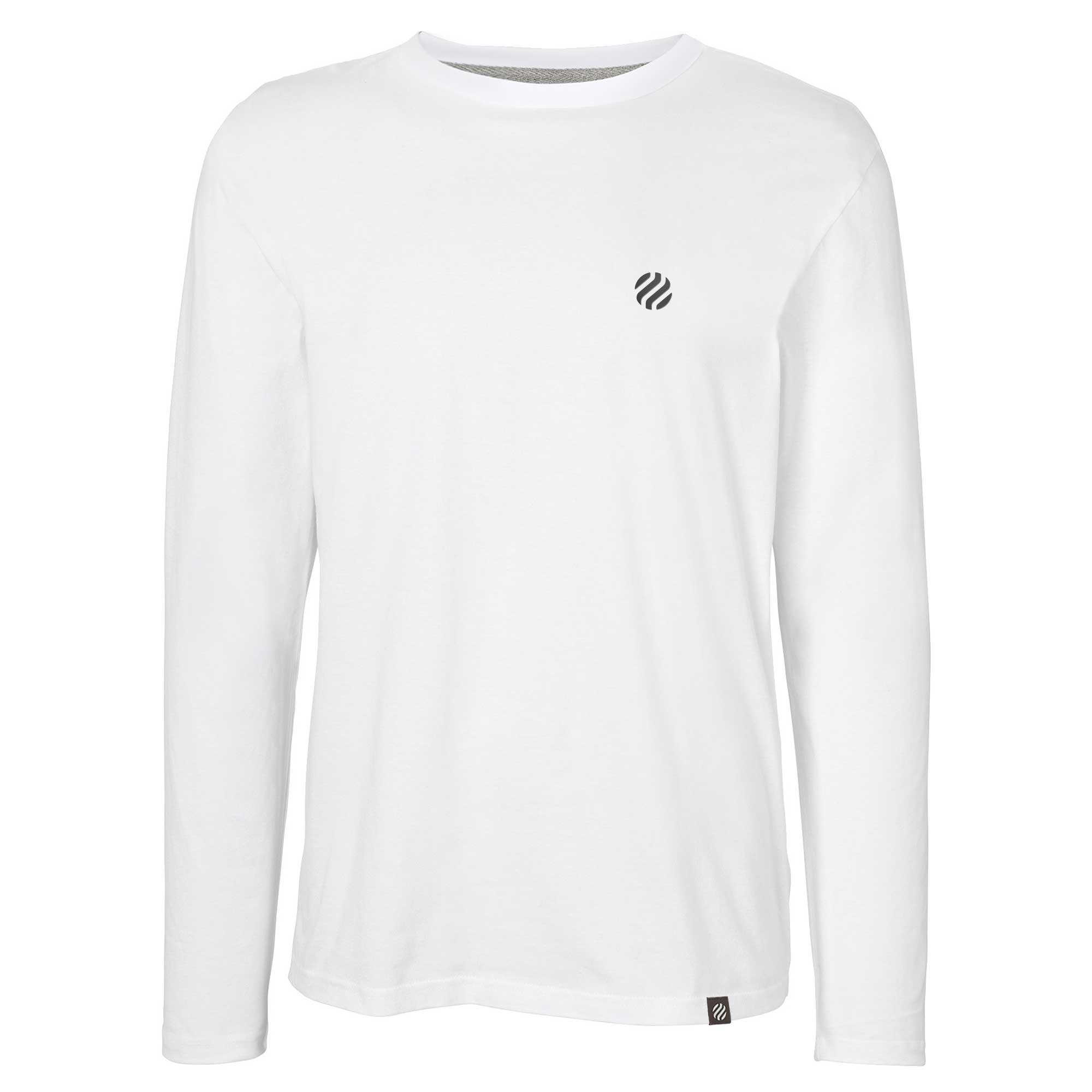 COOLEVER Longsleeve reflective Logo Ball, weiß