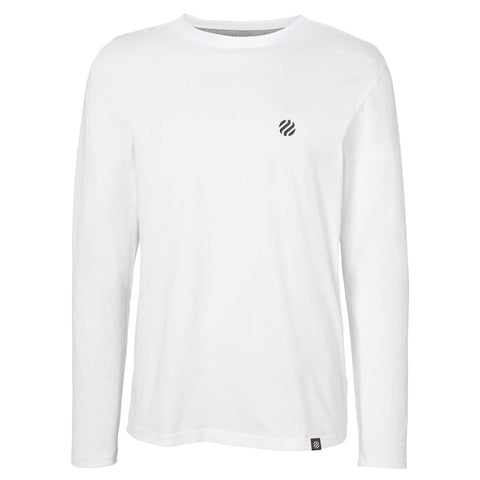 COOLEVER Longsleeve reflective Logo Ball, weiß