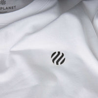COOLEVER T-Shirt reflective logo ball, weiss