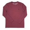 COOLEVER Longsleeve reflective Logo Ball, aubergine