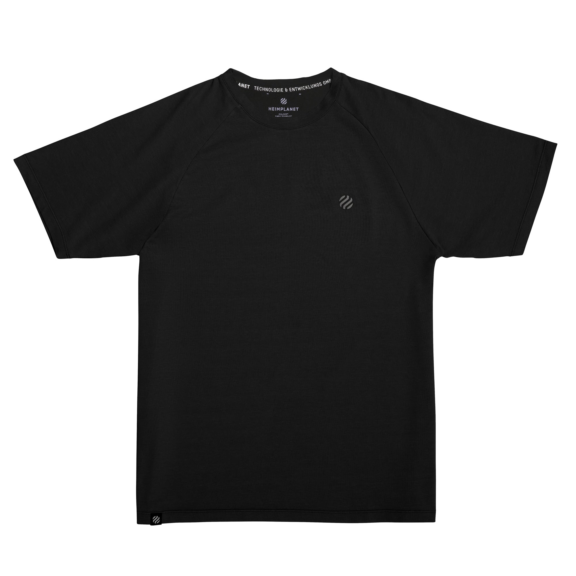 COOLEVER Raglan Shirt, reflective Logo Ball, black
