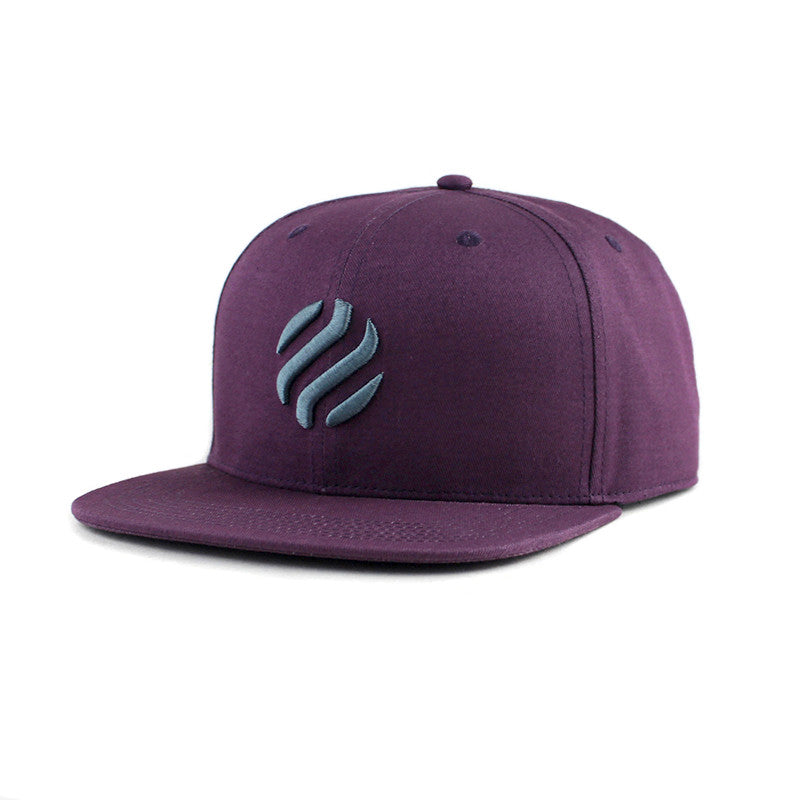 Snapback Logo, violett