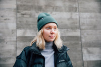 Beanie Basic; türkiz