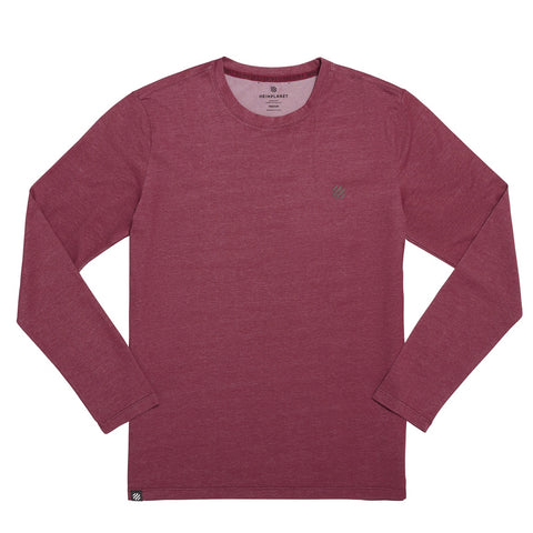 COOLEVER Longsleeve reflective logo ball, aubergine