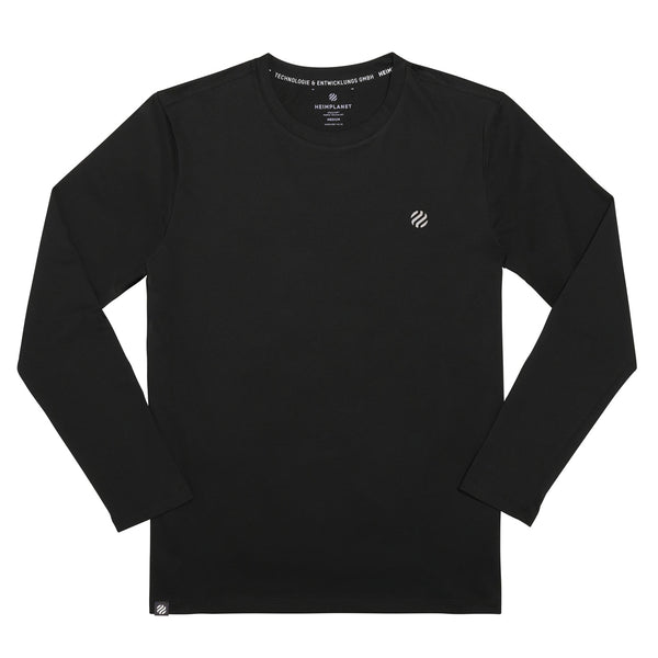 COOLEVER Longsleeve reflective logo ball, schwarz