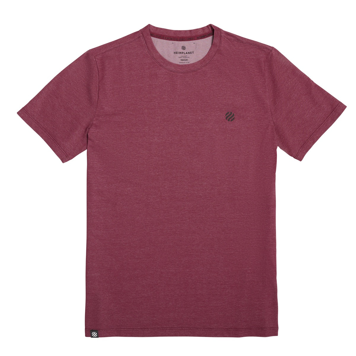 COOLEVER T-Shirt reflective logo ball, aubergine