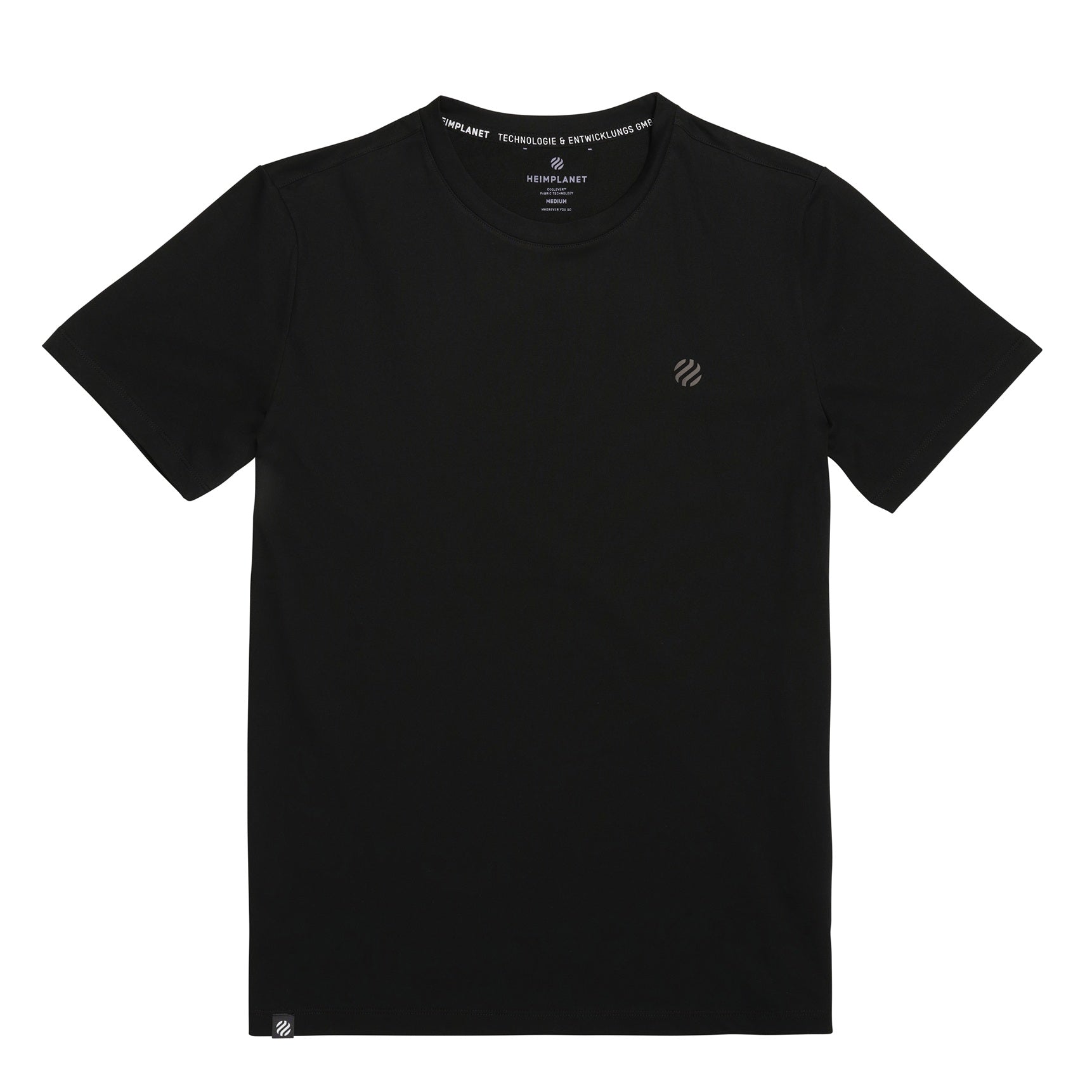 COOLEVER T-Shirt reflective logo ball, schwarz