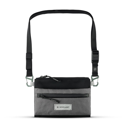 CARRY ESSENTIALS Neck Pouch (A6); Wolf Grey
