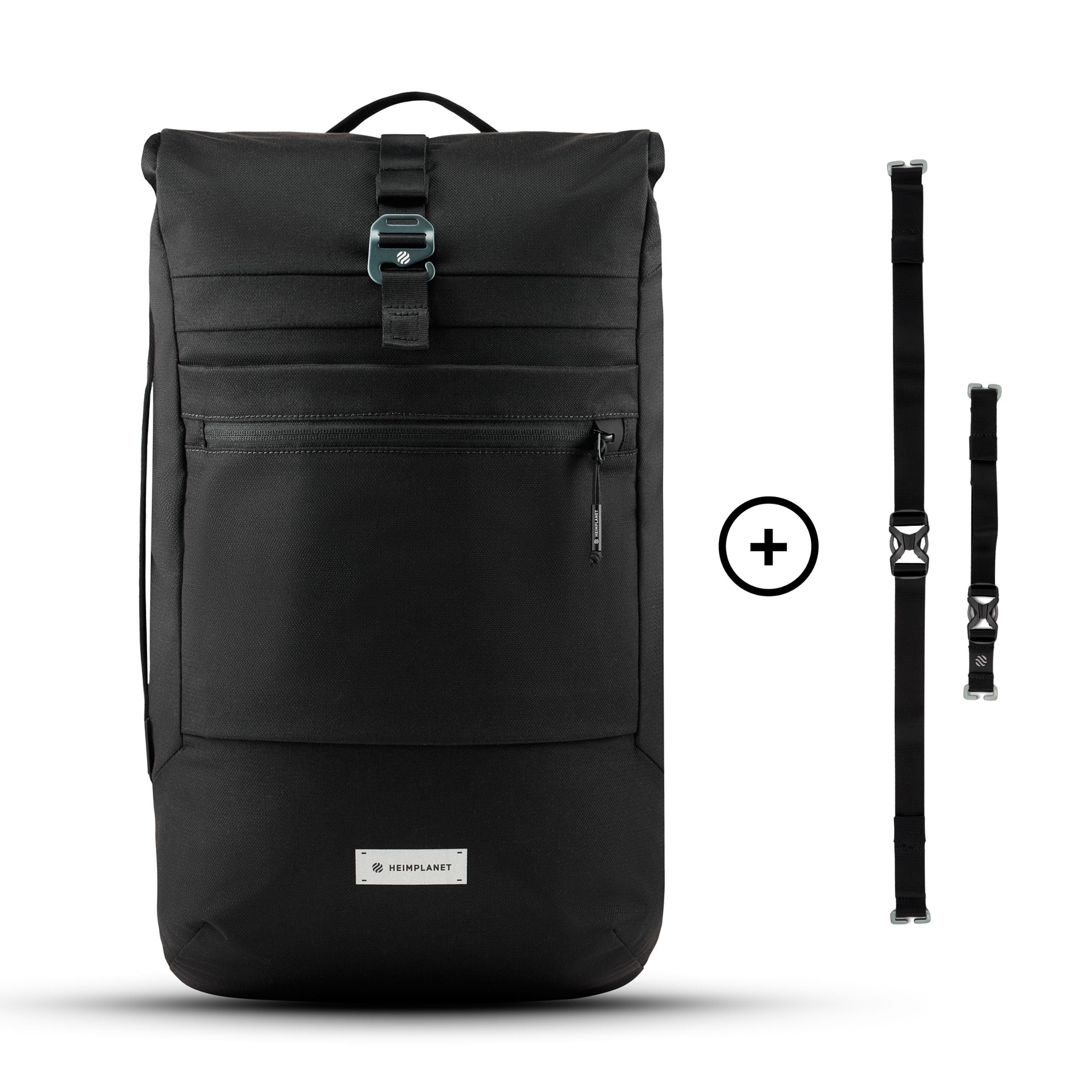 CARRY ESSENTIALS Commuter Pack; Black
