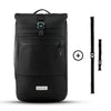 CARRY ESSENTIALS Commuter Pack; Black