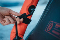 Multi Chamber Safety System/Notfallstabilität durch schließbare Verbindungsschläuche zwischen den Luftkammern (zum Aufpumpen öffnen).