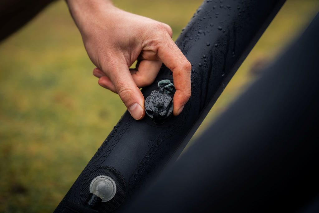 One Pump System/ Schneller Aufbau über nur eines der Ventile (siehe Aufbauvideo).