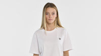 COOLEVER T-Shirt reflective logo ball, weiss