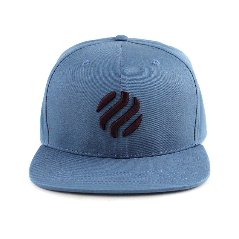 Snapback Logo, stone blue