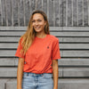 COOLEVER T-Shirt Overdye, red