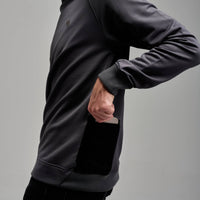 Merino-Mix Crewneck, anthracite